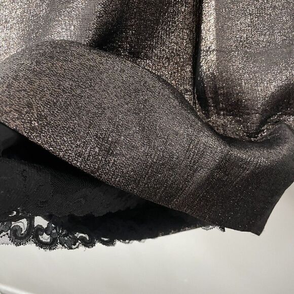 TRINA TURK Dress Womens 2 Bronze Metallic Sleeveless Mini NEW Sheath - Picture 5 of 9